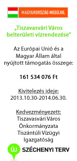 Tiszavasvári Város belterületi vízrendezése