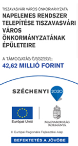 NAPELEMES RENDSZER TELEPÍTÉSE TISZAVASVÁRI VÁROS ÖNKORMÁNYZATÁNAK ÉPÜLETEIRE