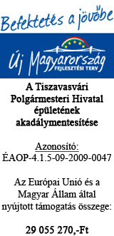 A Tiszavasvári Polgármesteri Hivatal épületének akadálymentesítése